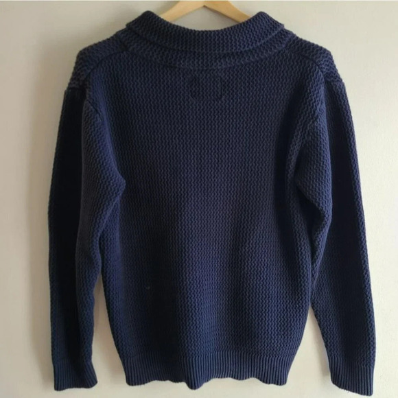 Weatherproof,  Vintage Blue Cotton Sweater - Picture 7 of 8